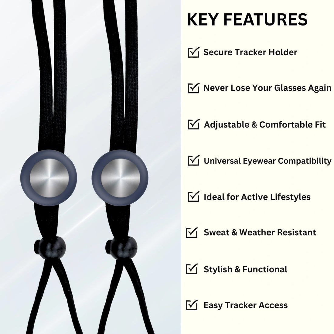 Smart Lanyard Tracker (Blue)