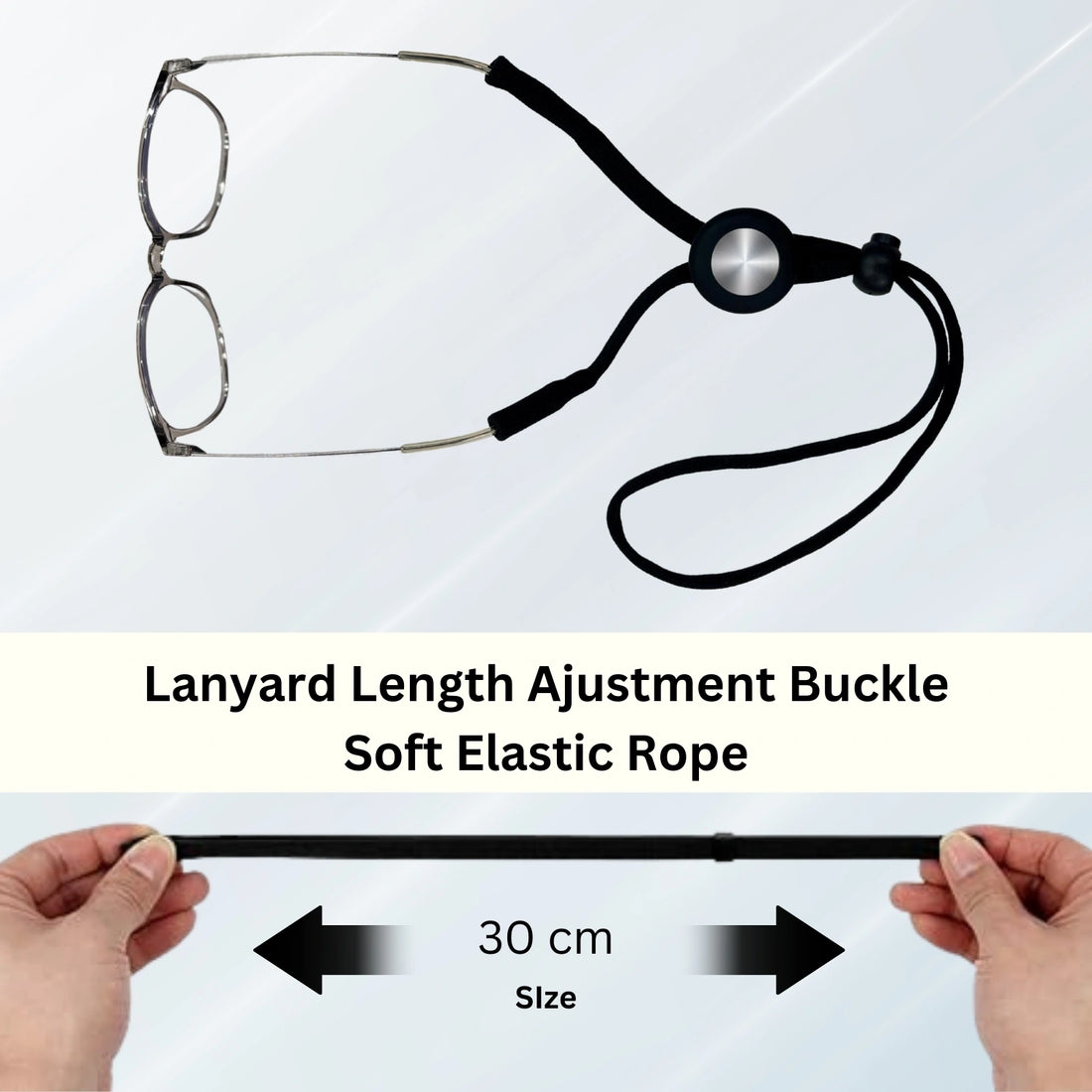 Smart Lanyard Tracker (Black)