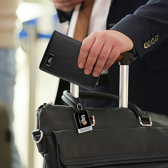 Étui pour passeport RFID + 2 étiquettes de sac
