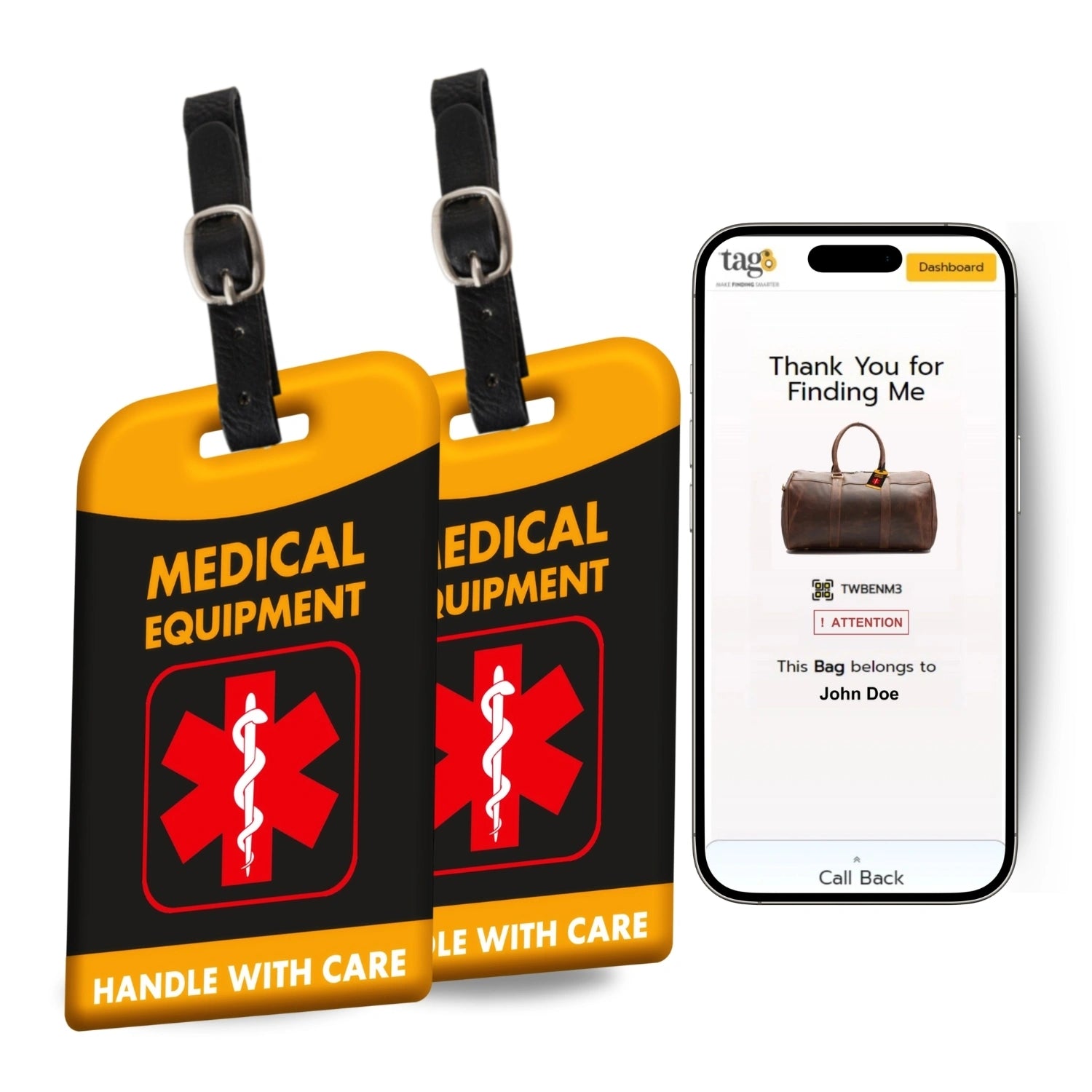 Medical Equipment Tag [Pack 2]