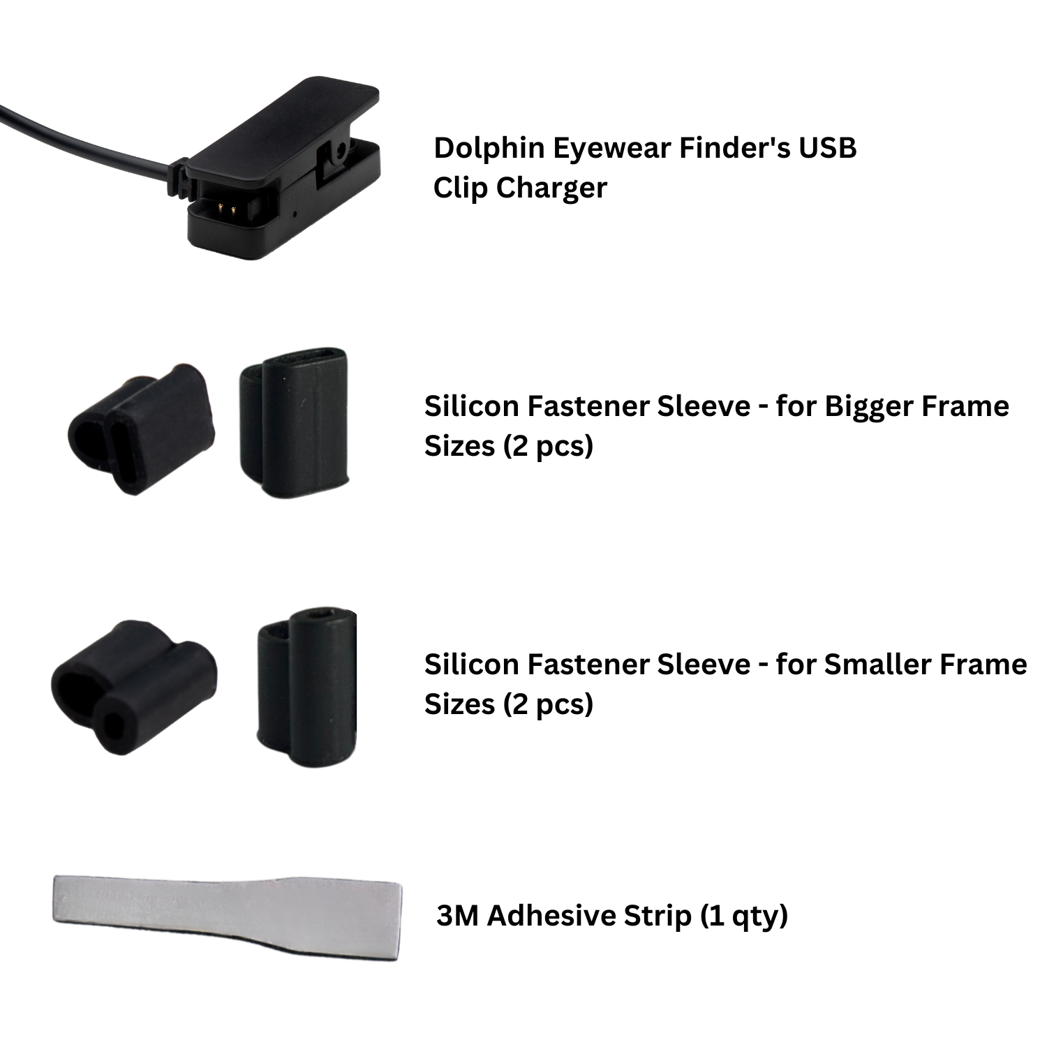 Dolphin Eyewear charger Accessory Kit - tag8