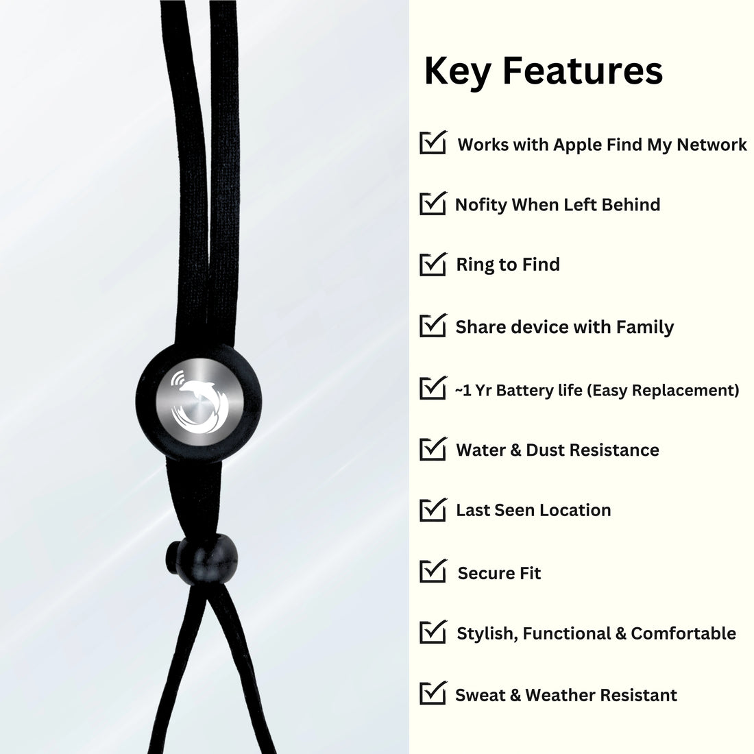 Smart Lanyard Tracker Rex iOS