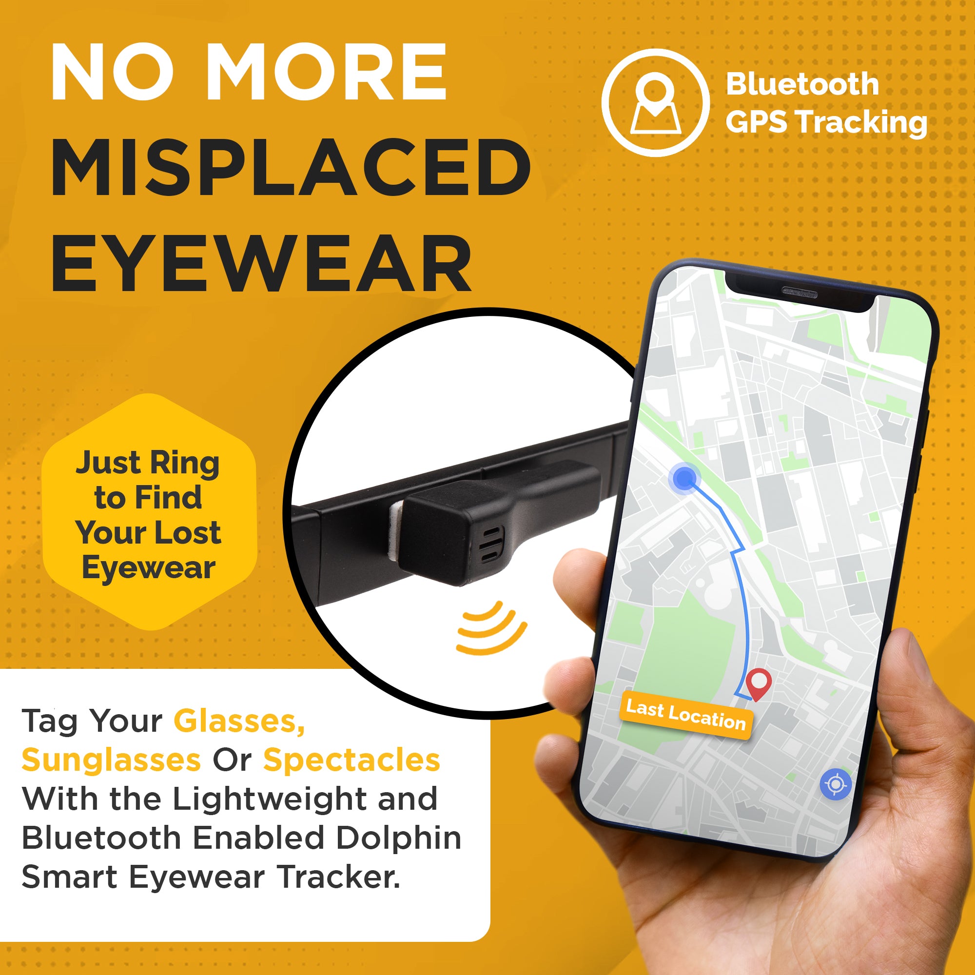 tag8 Dolphin Eyewear Finder Android Accessory Kit For your tracking needs