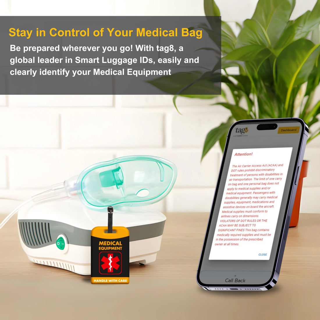 Medical Equipment Tag [Pack 2]