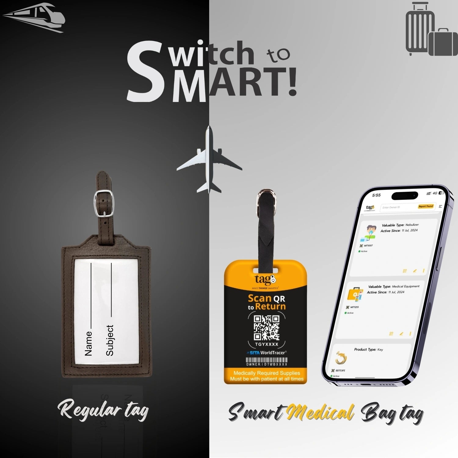 Medical Equipment Tag [Pack 2]