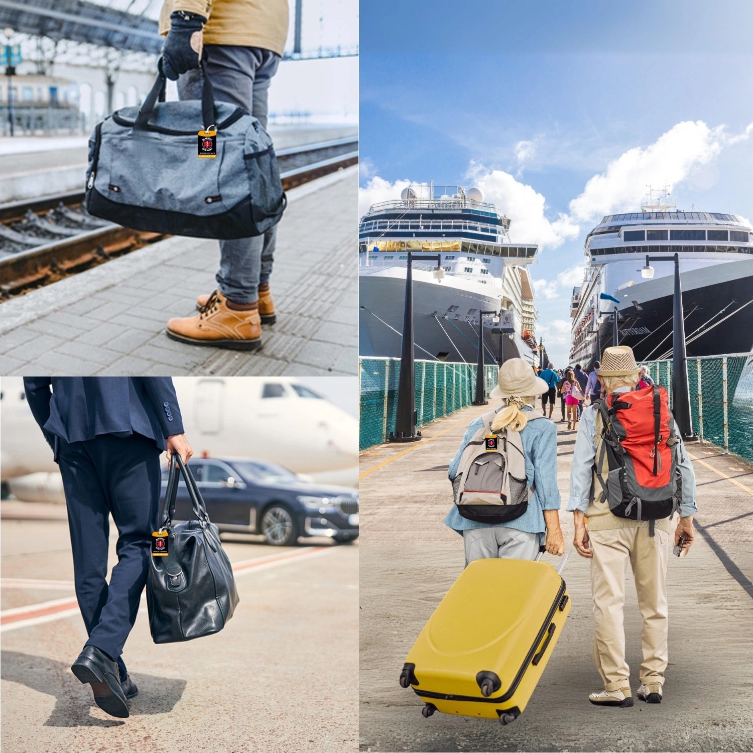 Diabetic QR Bag Tag by tag8 for luggage tracking