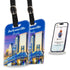 tag8 Jacksonville FL Bag Tag with elegant design and smart QR code for hassle-free identification and lost & found assistance