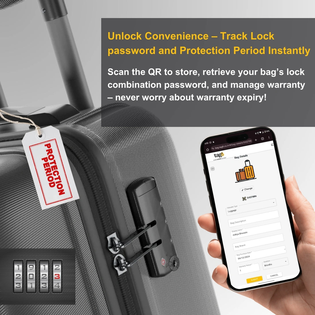 tag8 Amelia Island Tag with elegant design and smart QR code for hassle-free identification and lost & found assistance