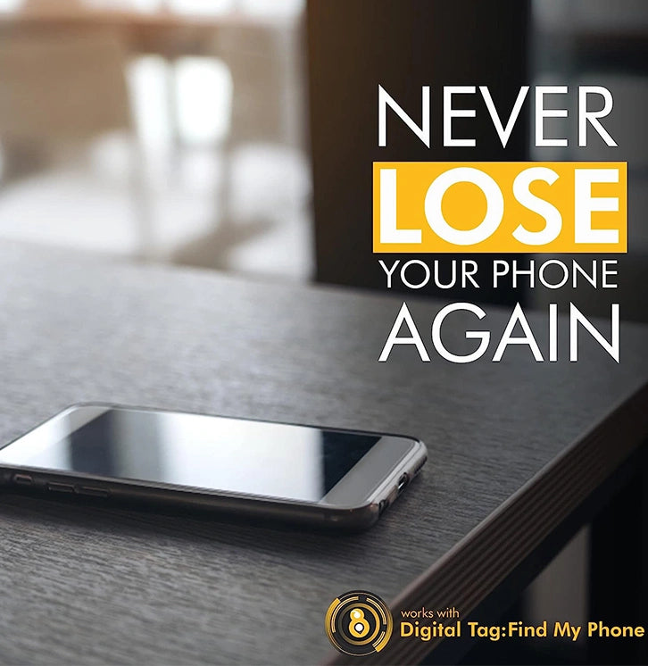 tag8 Digital Tag with Find My Phone feature for easy tracking and security