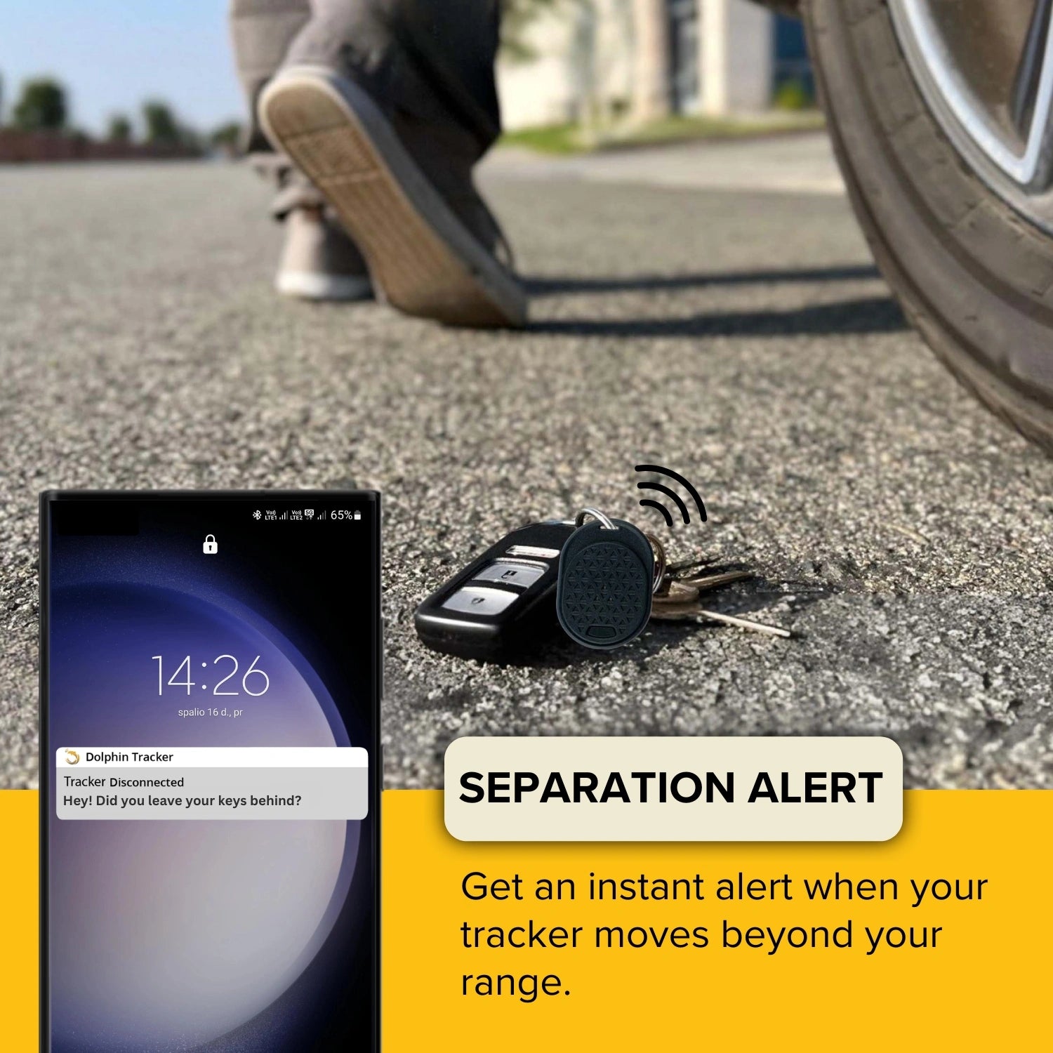 tag8 Dolphin Max Smart Bluetooth Tracker for enhanced tracking and security of valuables
