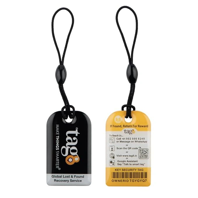 tag8 Key Security Tag for smart tracking and protection of your essential keys