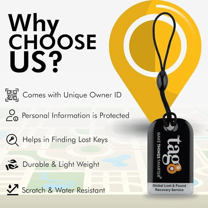 tag8 Key Security Tag for smart tracking and protection of your essential keys